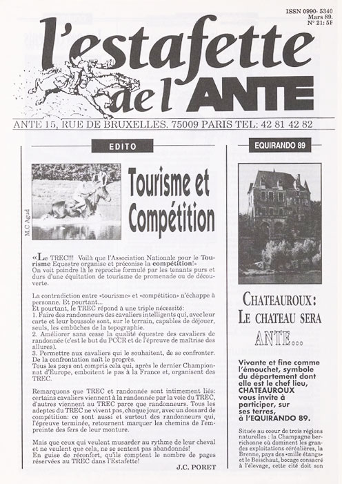 Couverture L'estafette 22