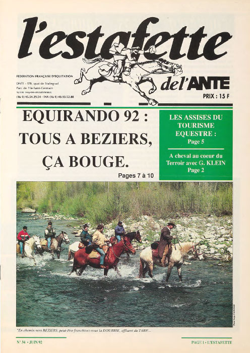 Couverture L'estafette 34