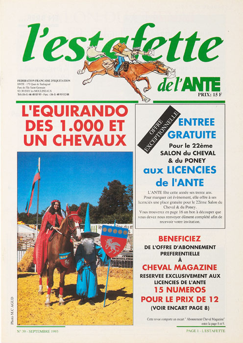 Couverture L'estafette 39