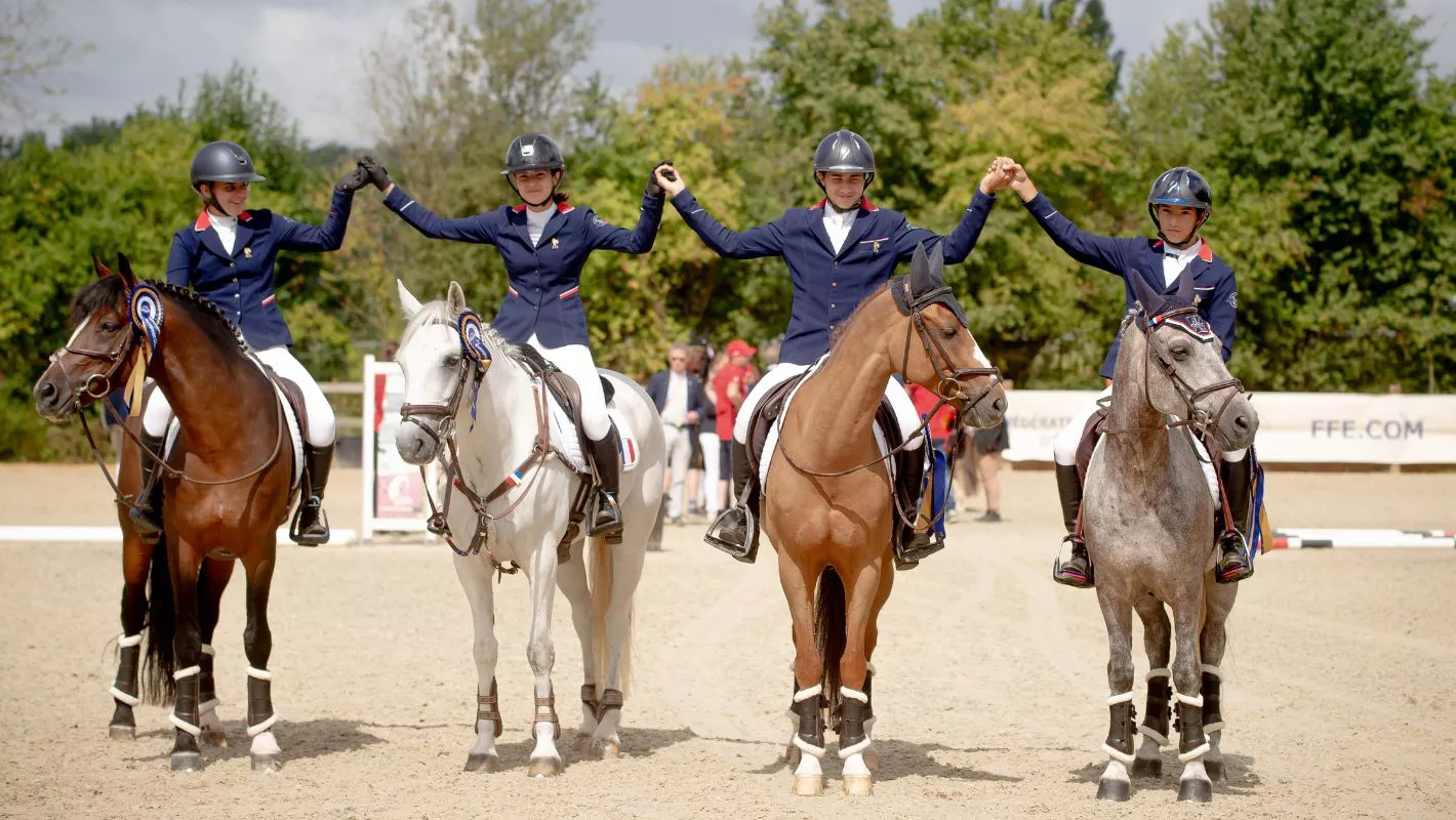 Equipe de France Poneys CCE - Europes Le Mans Juillet 2023