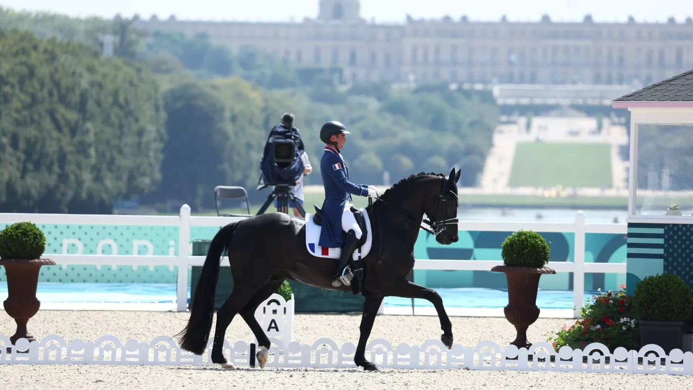 Une entrée en matière en demi-teinte en dressage Corentin Pottier Gotilas du Feuillard Grand Prix Paris 2024