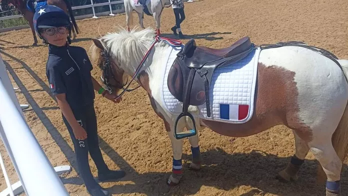 Championnats d'Europe de pony-games, interview de Marthe Bourasseau joueuse en U12