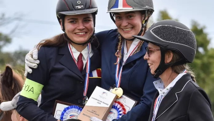 Podium championnat de France équitation islandaise