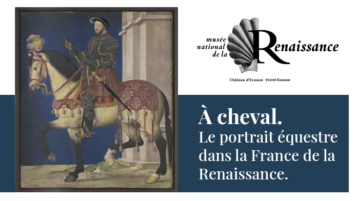 François I er à cheval, Jean Clouet (attr.)  vers 1530 - Gouache sur parchemin collé sur bois